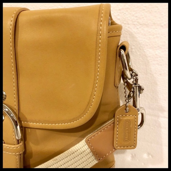 Coach | Bags | Coach Classic Camel Leather Crossbody Buckle Bag | Poshmark